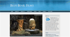 Desktop Screenshot of bluebearfilms.com